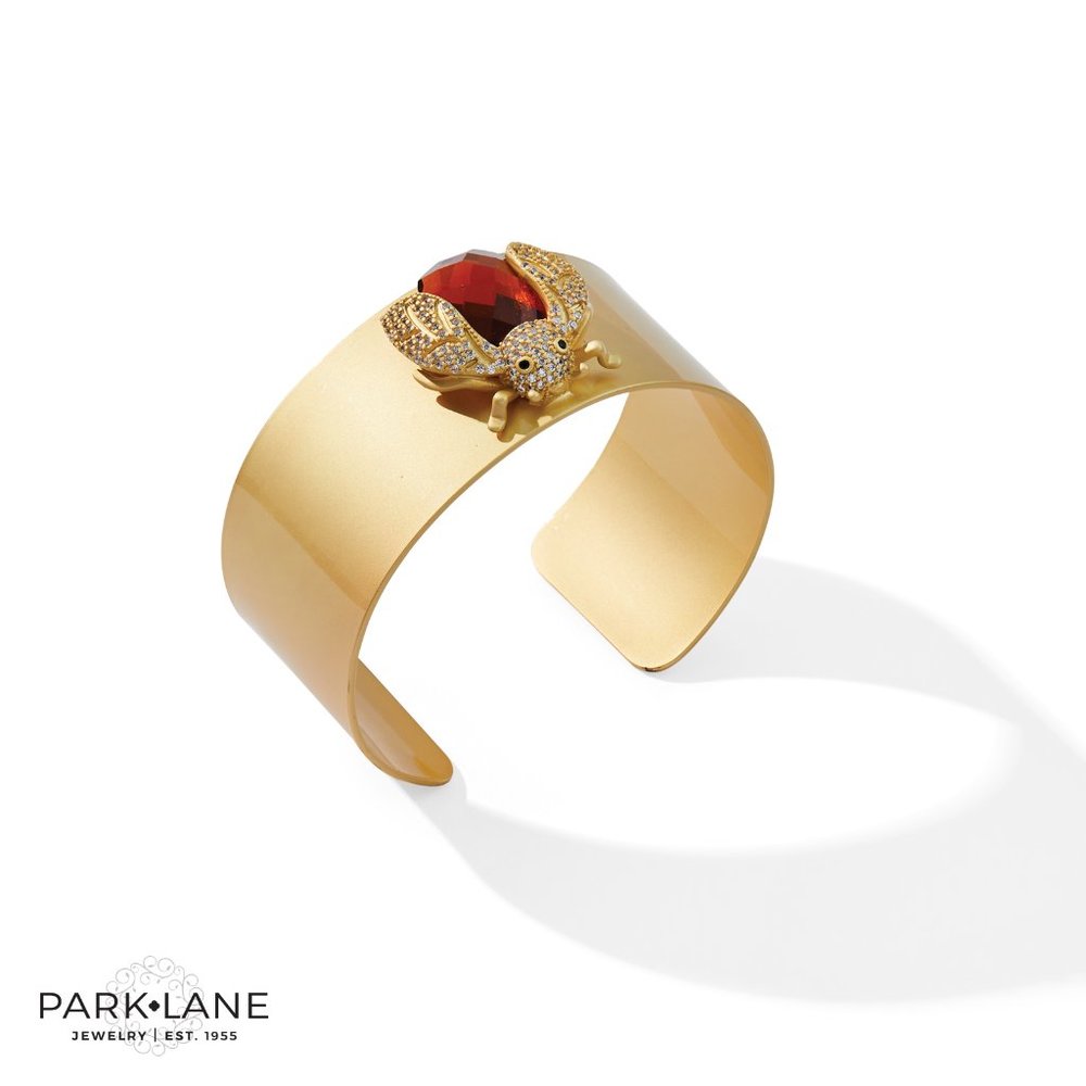 Park Lane Jewelry Cuff Bracelet Goldtone Queen Bee NEW with tags RETAIL.. $200